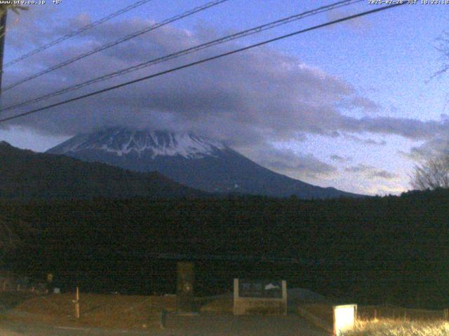 西湖からの富士山