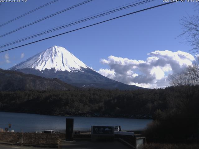 西湖からの富士山