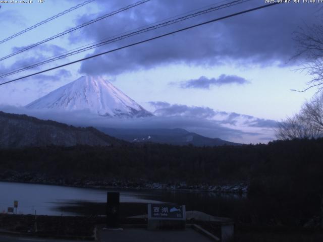 西湖からの富士山