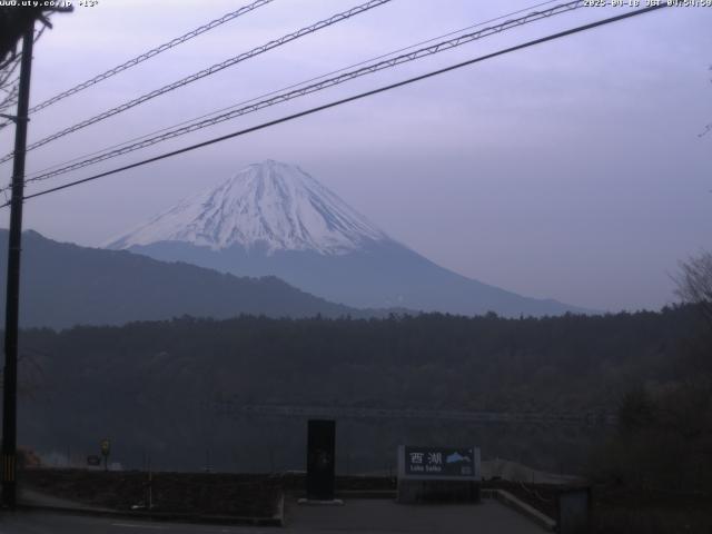 西湖からの富士山