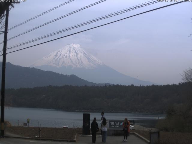 西湖からの富士山