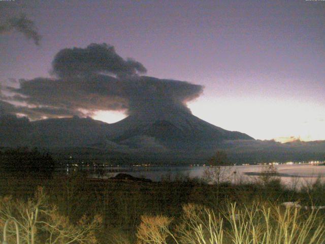 山中湖からの富士山