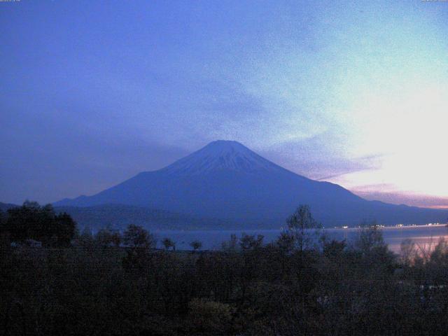 山中湖からの富士山