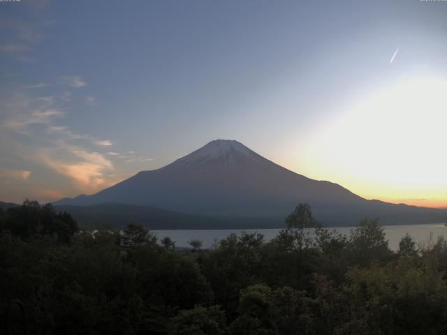 山中湖からの富士山