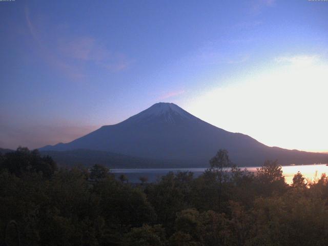 山中湖からの富士山