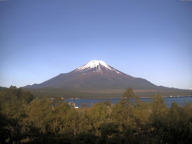 山中湖からの富士山