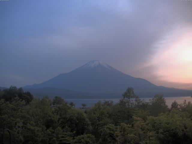 山中湖からの富士山