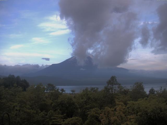 山中湖からの富士山