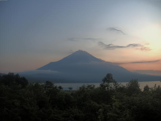 山中湖からの富士山