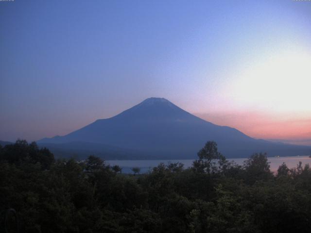 山中湖からの富士山