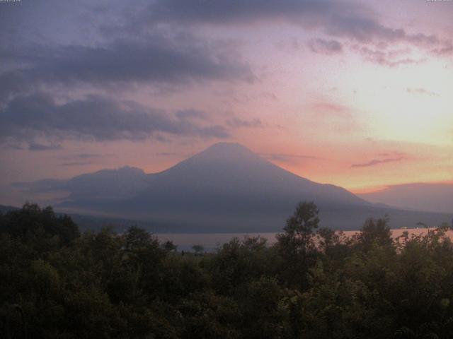 山中湖からの富士山