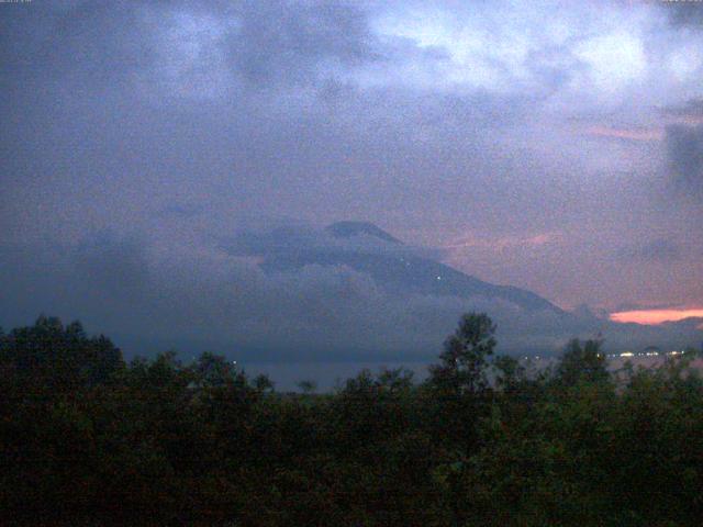 山中湖からの富士山