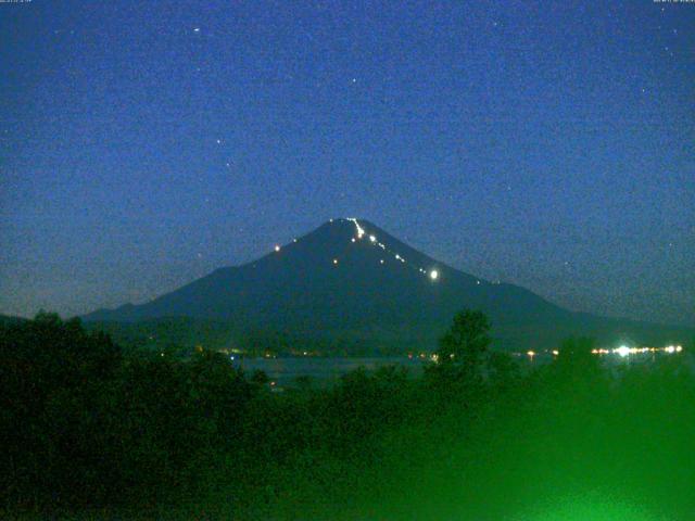 山中湖からの富士山