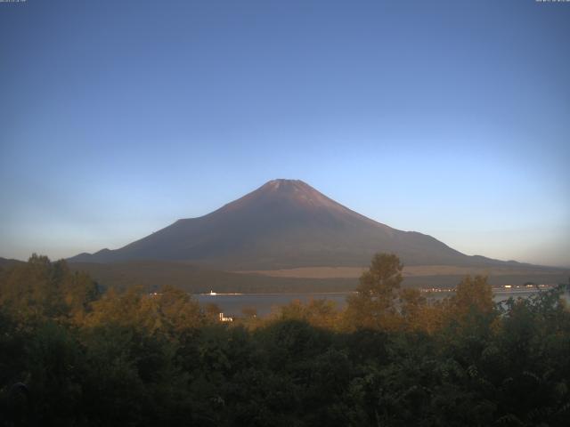 山中湖からの富士山