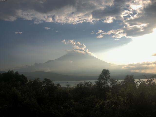 山中湖からの富士山