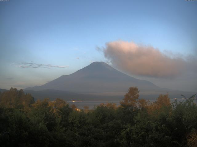 山中湖からの富士山