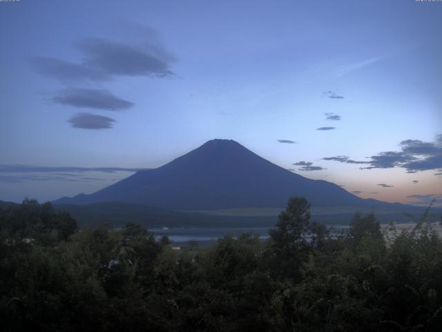 山中湖からの富士山