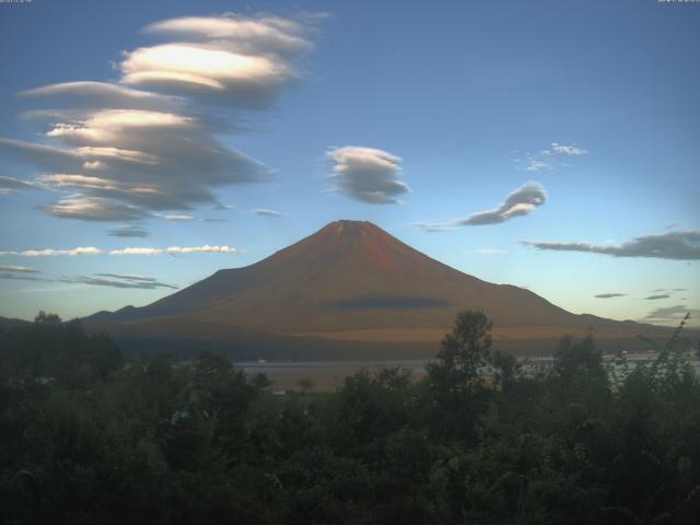 山中湖からの富士山