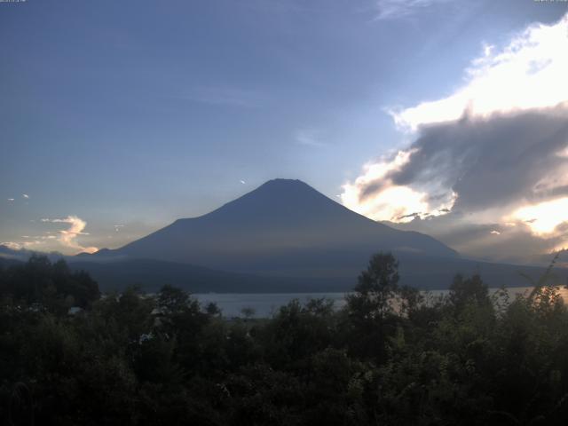 山中湖からの富士山