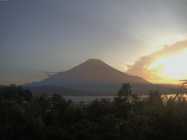 山中湖からの富士山