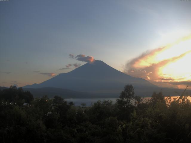 山中湖からの富士山