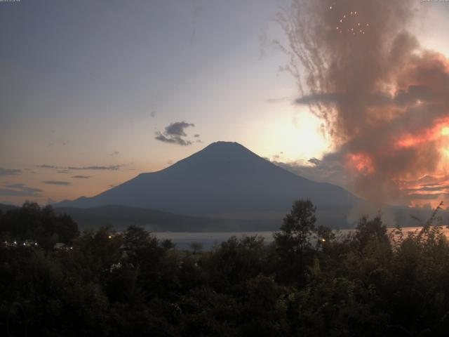 山中湖からの富士山