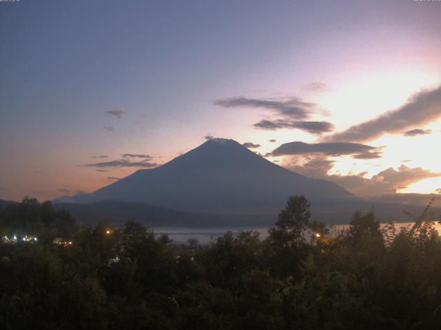 山中湖からの富士山