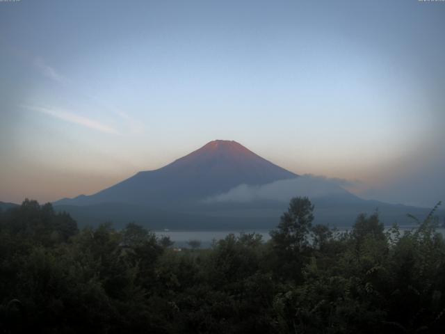 山中湖からの富士山