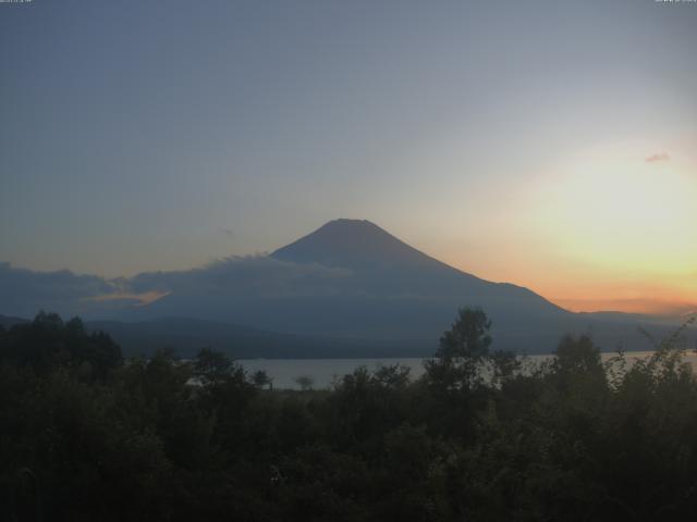 山中湖からの富士山