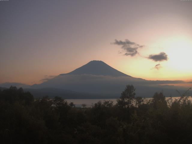 山中湖からの富士山