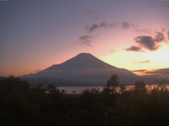 山中湖からの富士山