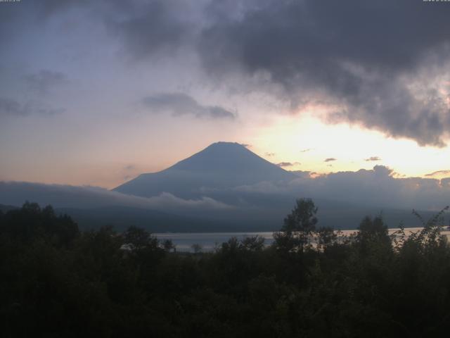 山中湖からの富士山