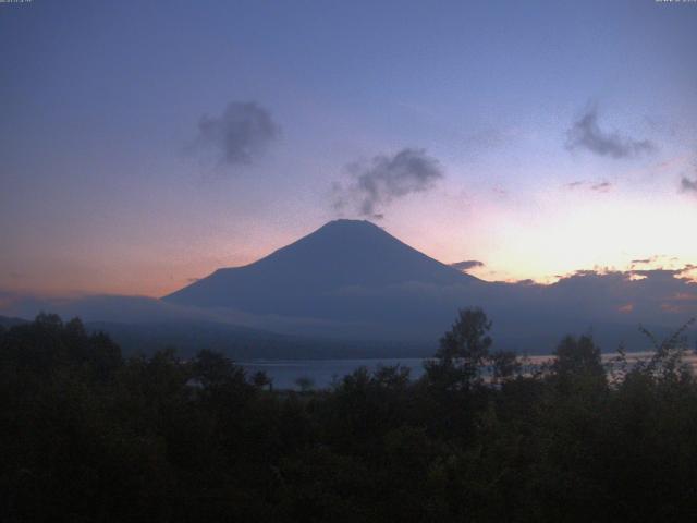 山中湖からの富士山