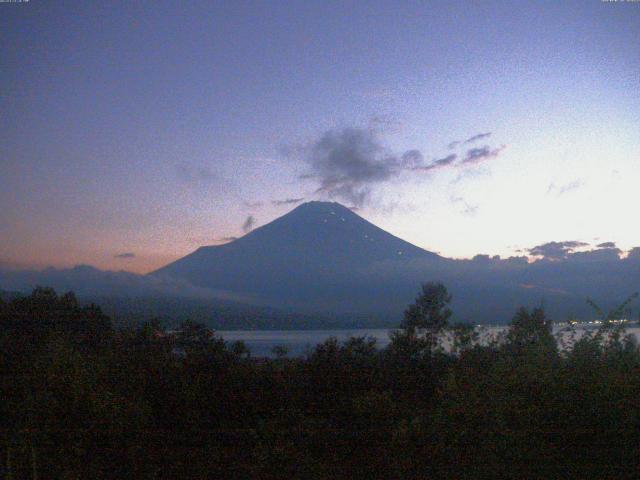 山中湖からの富士山