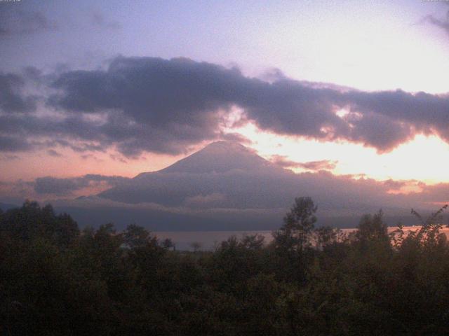 山中湖からの富士山