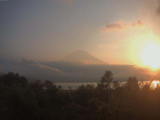 山中湖からの富士山