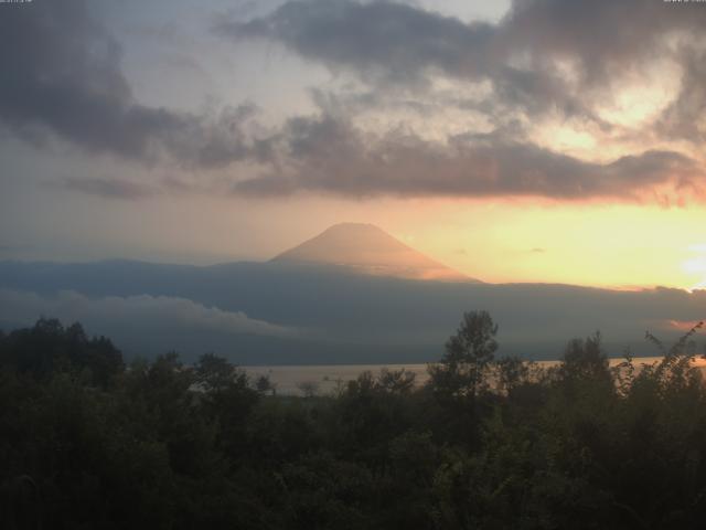 山中湖からの富士山