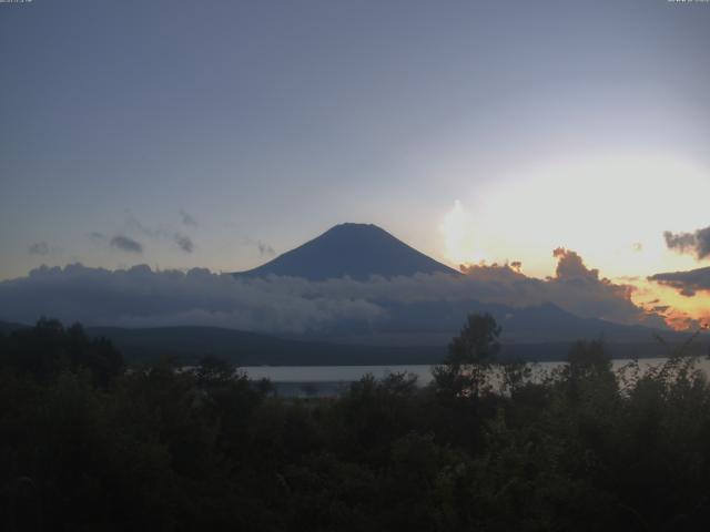 山中湖からの富士山