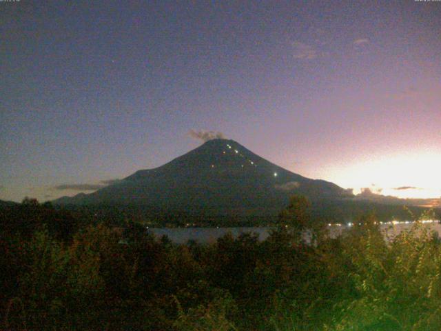 山中湖からの富士山