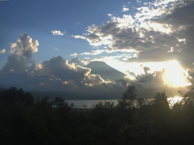 山中湖からの富士山