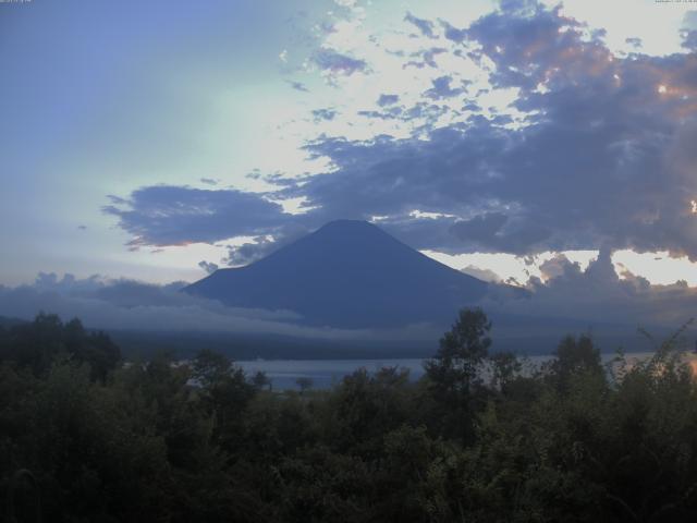 山中湖からの富士山