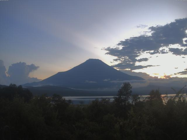 山中湖からの富士山