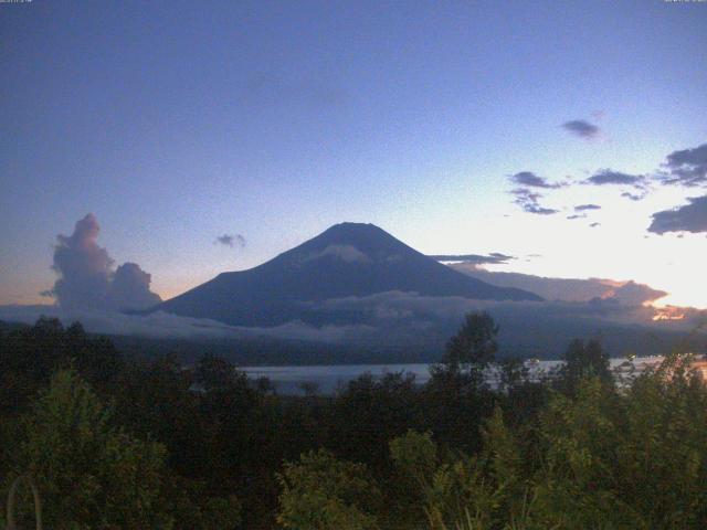 山中湖からの富士山