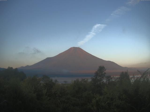 山中湖からの富士山