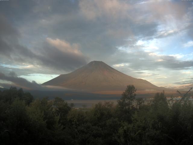 山中湖からの富士山