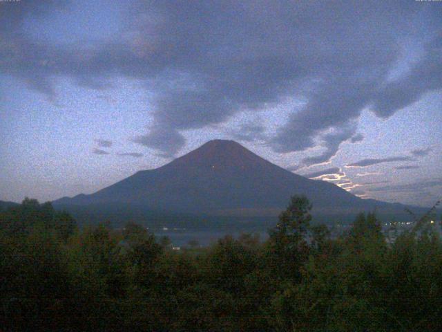 山中湖からの富士山