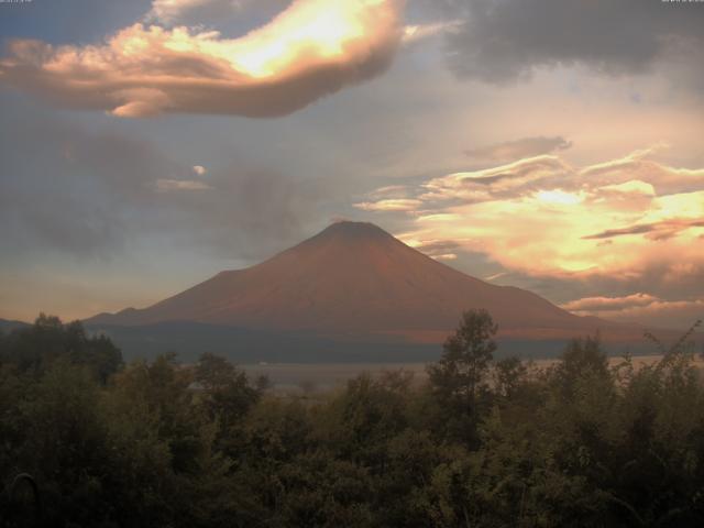 山中湖からの富士山