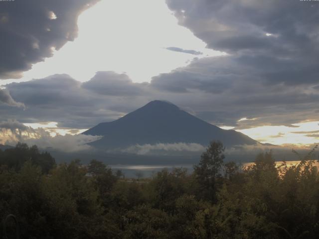 山中湖からの富士山