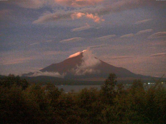 山中湖からの富士山