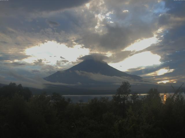 山中湖からの富士山